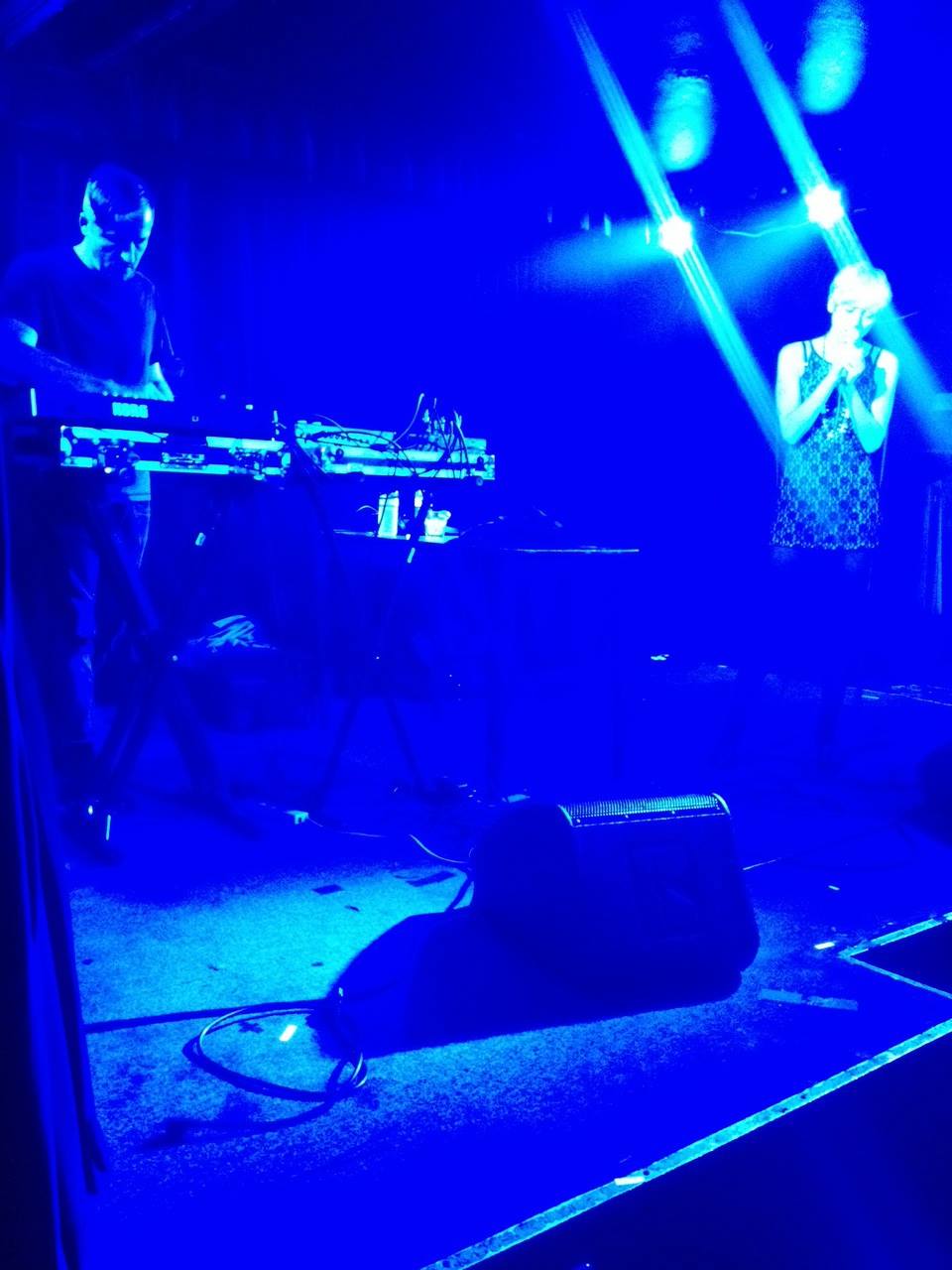 Chris Relyea and Dawn Sharp of Light House performing at Cafe Du Nord in San Francisco 