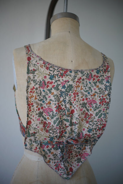 DS Bib in liberty house quilt squares